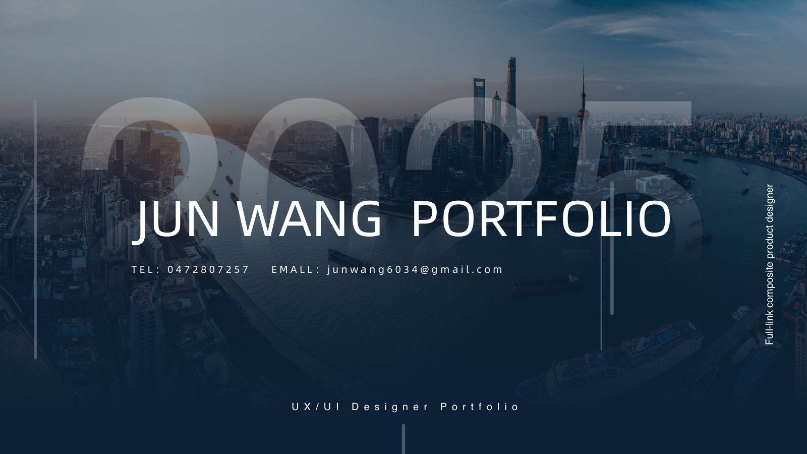 Cover preview from Jun Wang portfolio